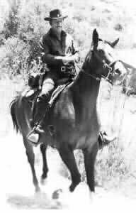 
Richard Boone riding Rafter